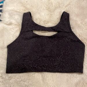 Lululemon everlux cut out train bra size 10